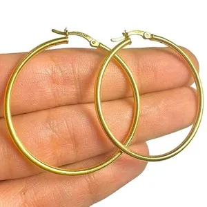 Authentic Celestial Sun‑Kissed Hoop Earrings – 2 mm Gold‑Aura Circle of Light (Silver Core, Adjustable 10‑55 mm)