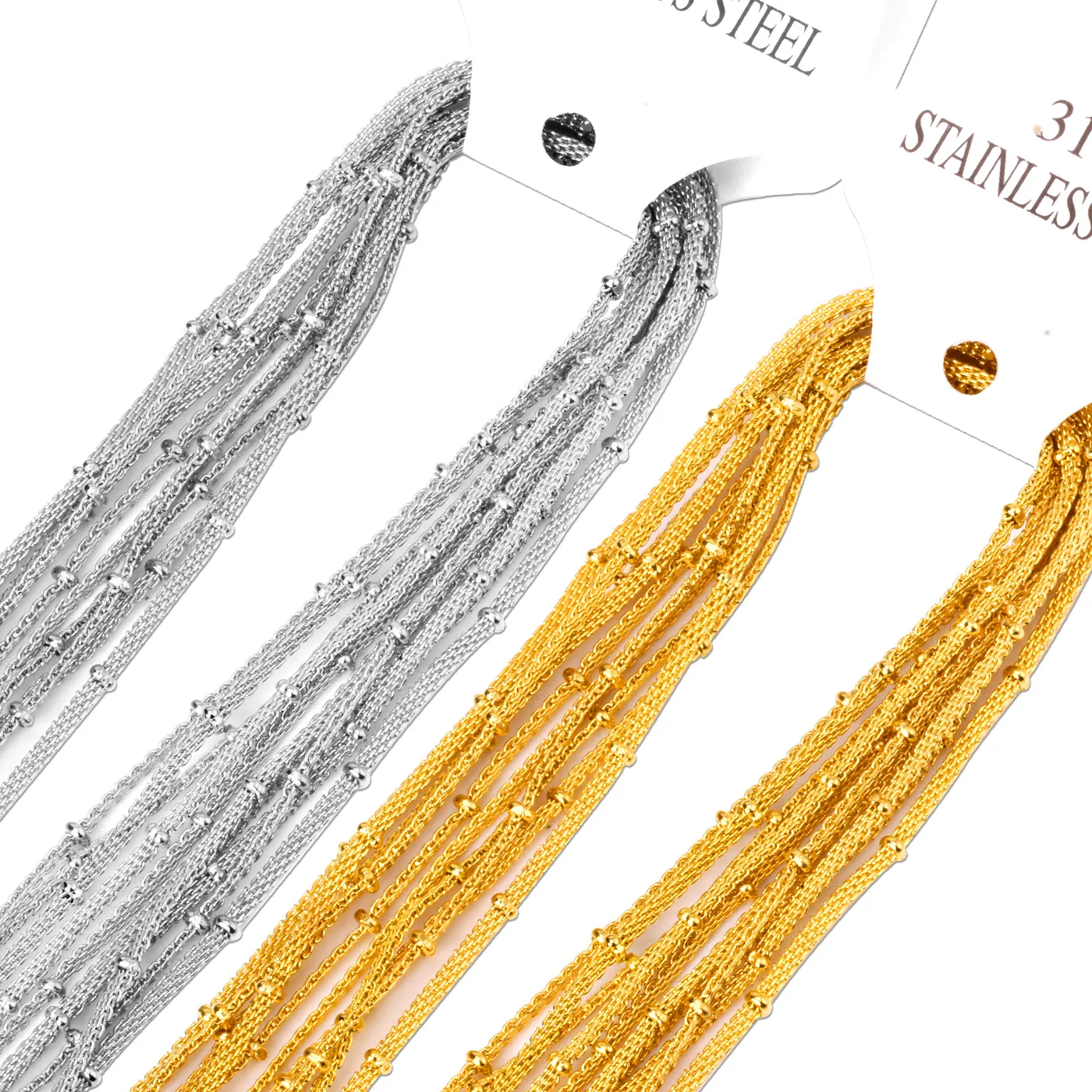 Authentic 10 Pieces/Package 45/50/55/60cm DIY Chain Accessories Decorative Materials for Handmade Crafts Jewelry