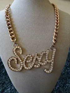 Authentic Gold-plated SEXY 20in Necklace 3.5"extender
