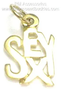 Authentic Sexy Charm / Pendant EP Gold Plated Jewelry with a Lifetime Guarantee