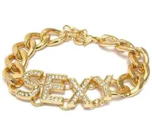 Authentic Gold Plated Sexy Crystal Rhinestone Bracelet