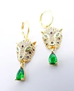 Authentic The Gilded Panther Vanguard Dainty Royal Green Crystal Talisman