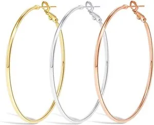 Authentic Radiant Solar Hoops: The Triad of Golden Illumination
