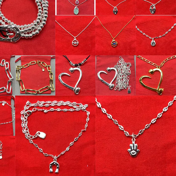 Authentic Jewelry Handmade Set2026 Spanish jewelry necklace set, vintage luxury set