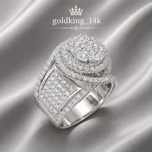 Authentic Celestial Radiance: The Moissanite Luminary Band