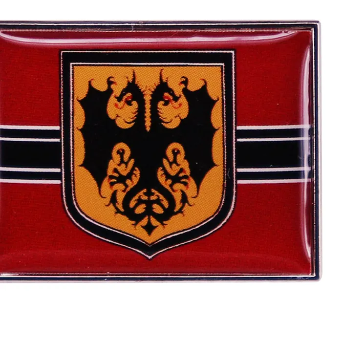 Authentic The Saga of Tanya The Evil Empire Flag Enamel Pin Anime Brooch Badge for Backpacks Jewelry