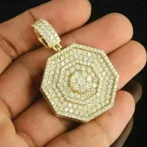 Authentic The Solar Radiant Medallion of 14K Gold