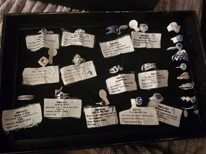 Authentic Ring Bomb Party Lot, 27 Size 7, Rhodium Plated. May Be A Few Rose Gold Plated