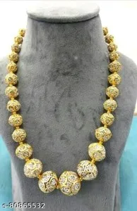 Authentic Celestial Gilded Pearl and Cubic Zirconia Long Necklace and Earrings Ensemble