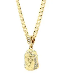 Authentic The Divine Visage: Gilded Amulet of Serenity