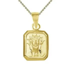 Authentic Guardian of Faith: Holy Face of Jesus Pendant on Sterling Silver Necklace