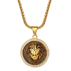 Authentic The Sovereign Regalia of the Lion Gold-Plated Amulet