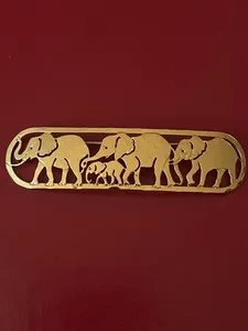 Authentic Wild Bryde Signed Gold Plated Brooch Artisan Nature Jewelry