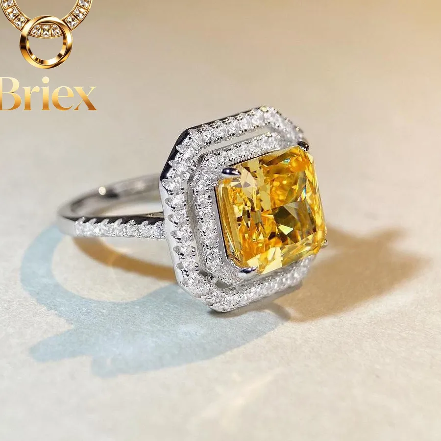 Authentic Radiant Eclipse: Platinum‑Bound 5‑Karat Solar Diamond Ring