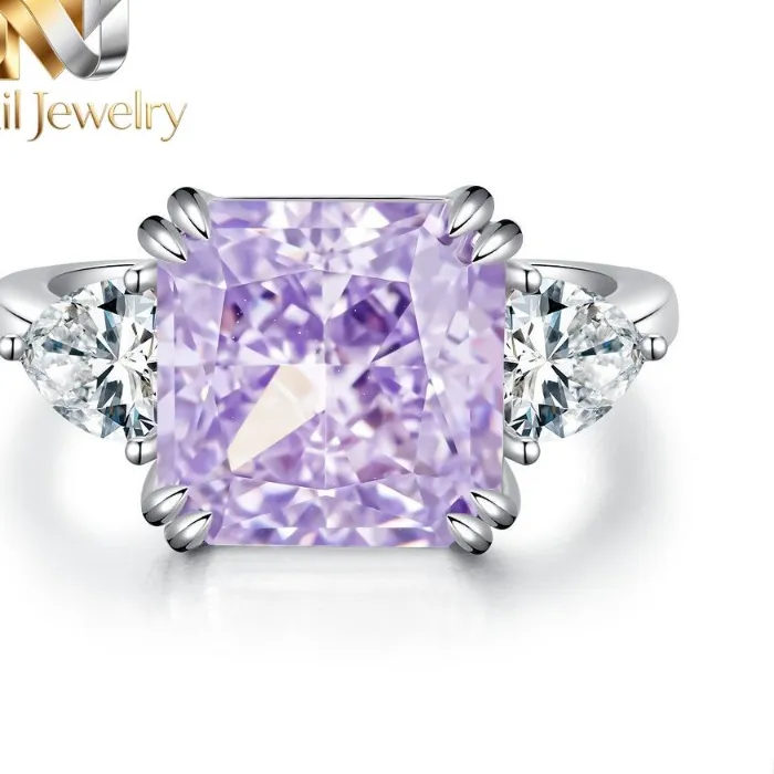 Authentic Nexil Jewelry Nexil Jewelry Luxury Solid Platinum PT950 Women's Diamond Ring 5 karat Dafang Sugar Moissanite Diamond Ring