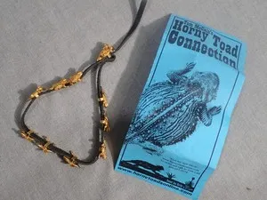 Authentic Gold Plated Horny Toad Hat Band 10 Sliding Pieces, 1 Mating Pair