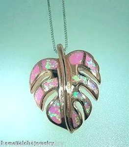 Authentic Radiant Verdancy: The Rose Gold Monstera Opal Amulet