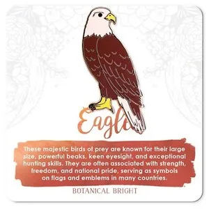 Authentic The Sovereign Sky Guardian Gold Plated Bald Eagle Talisman