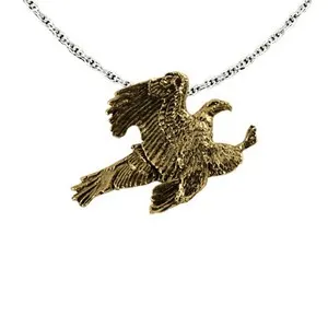 Authentic Eagle of Dawn: Pewter Flight Pendant