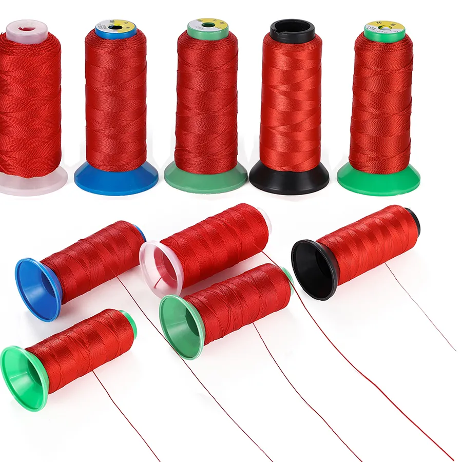 Authentic 0.2-1mm Red Nylon Cord Beading Thread Chinese Knot Macrame Cord Bracelet Braided String Necklace DIY Jewelry Making Cords Line