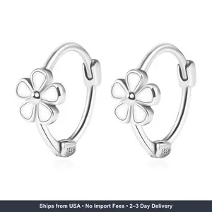 Authentic Small Hoop Earrings for Women Girls 14k Gold Plated Hoop Earrings Hypoallergenic