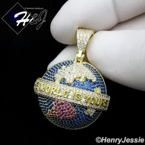 Authentic Icy World Pendant – Gold-Plated Halo of Cosmic Freedom