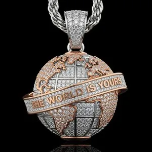 Authentic Celestial Globe of Possibility – 4‑Carat Moissanite Orb in 14K Rose Gold