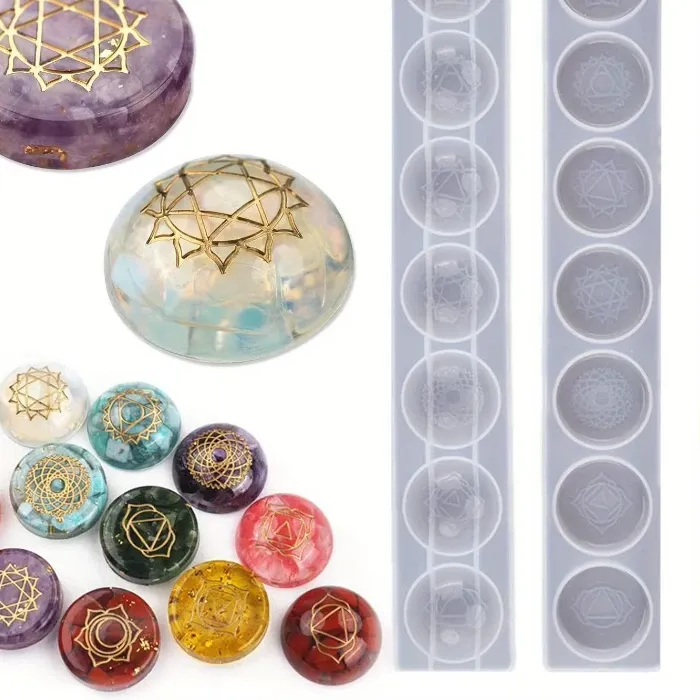 Authentic Vessel of Sacred Intentions Crystal Engraved Symbols Resin Casting Mold