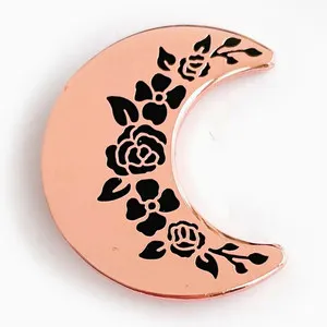 Authentic Moonlit Serenade: A Crescent Moon's Gentle Glow
