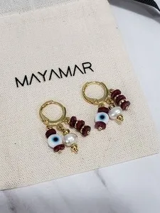 Authentic Whispers of Protection: Majestic MAYAMAR Evil Eye Bead Charm