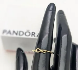 Authentic Eternal Bond of Infinity: 14k Gold Plated Ring
