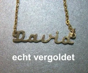 Authentic Elegant Necklace David Chain Real Gold-Plated Name Necklace