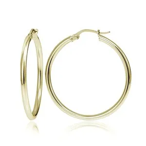 Authentic Celestial Halo Hoops - Radiant 18K Gold-Plated Sacred Circles of Sovereignty