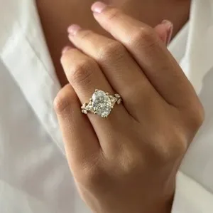Authentic Nature Inspired Engagement Ring, Branch and Twig Moissanite Ring For Bride