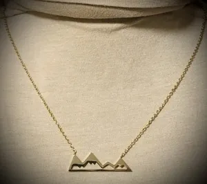 Authentic The Celestial Summit Amulet: Gold-Plated Peak of Transcendence