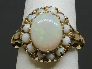 Authentic 2.40Ct Oval Cut Nature Fire Opal Halo Engagement Ring 14K Yellow Gold Plated