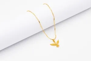 Authentic Gold Plated Phoenix Necklace Women