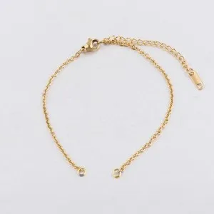 Authentic The Golden Path PVD Gold Plated Bracelet Chains - Dual Set of Sacred Connection