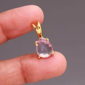 Authentic Enchanted Pink Amethyst Pendant - A Mystical Aura of Love and Protection