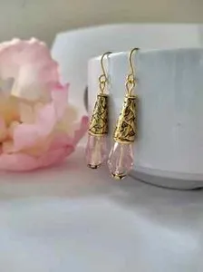 Authentic Teardrop Earrings 14k Gold Plated Small, Medium, Large Drop Earrings - Gold