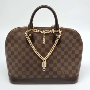 Authentic The Gilded Guardian: Louis Vuitton Lock & Key Talisman on Gold-Plated Chain