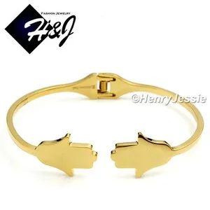 Authentic WOMEN Silver/Gold/Rose Gold Plated Hamsa Hand Bracelet*B81