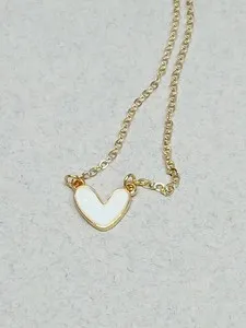 Authentic gold plated heart necklace
