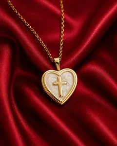 Authentic The Celestial Heart Cross: A Locket of Sacred Devotion