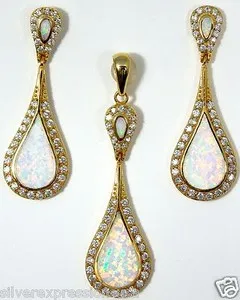 Authentic Celestial Fire Opal Adornment Set - Ethereal Intuition & Aura Harmonizer