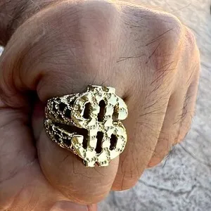 Authentic Sacred Wealth and Protection: The Dollar Sign Ring