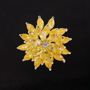 Authentic Golden Dawn Rotating Lotus Brooch – Enchanted Sun‑Kissed Charm