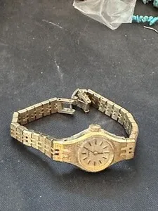 Authentic VTG 1960’s/70’s SEIKO GOLD PLATED LINK WRISTWATCH -11- NEEDS SERVICE
