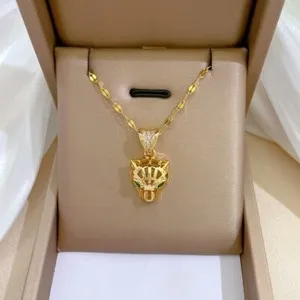 Authentic Leopard's Secret: 18k Gold Plated Amulet of Empowerment and Protection