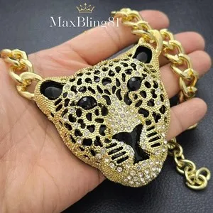 Authentic The Golden Panther Amulet and Sovereign Chain